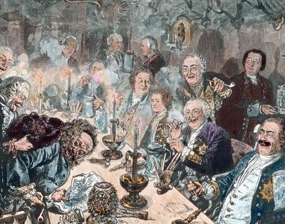 Le club de tabac - Unbekannter Künstler