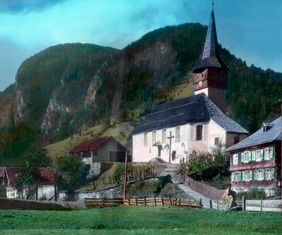 La ville de Reuthe près de Bregenz - Unbekannter Künstler