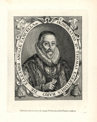 Thomas Egerton (1540-1617) - Unbekannter Künstler