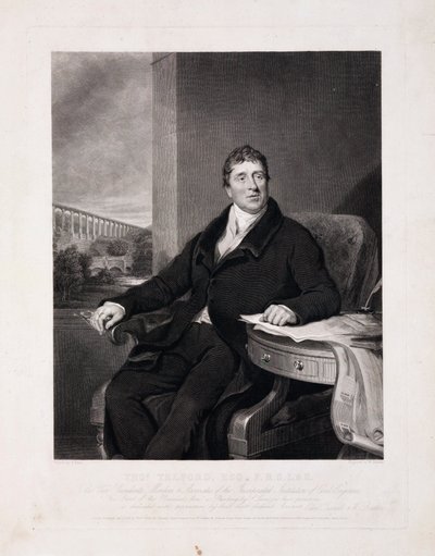 Thomas Telford, ingénieur civil écossais, vers 1810 - Unbekannt
