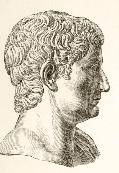 Tibère César Auguste (42 av. J.-C. - 37 apr. J.-C.), deuxième empereur romain, né Tibère Claude Néron, de 