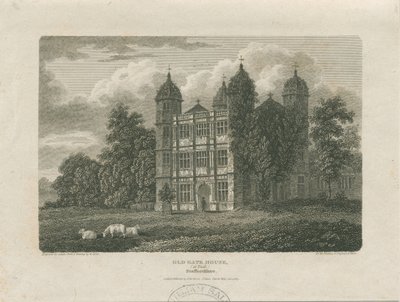 Tixall Hall - Gatehouse : gravure, 25 nov. 1775 - Unbekannt