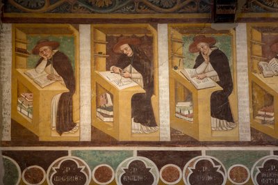 Tommaso Barisini, aussi appelé Tommaso da Modena, sec. XIII, fresque, église St. Nicolò, nef, Trévise, Italie (photo) - Unbekannt