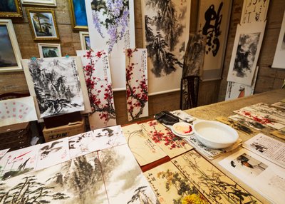 Peintures traditionnelles chinoises à l