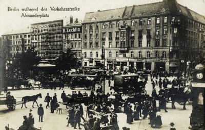 Grèves des transports à Berlin - Unbekannter Künstler