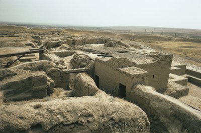 Turkménistan. Ruines de Nisa. Liste du patrimoine mondial de l