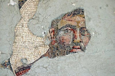 Deux athlètes, mosaïque de Samandağı, Turquie - Unbekannt