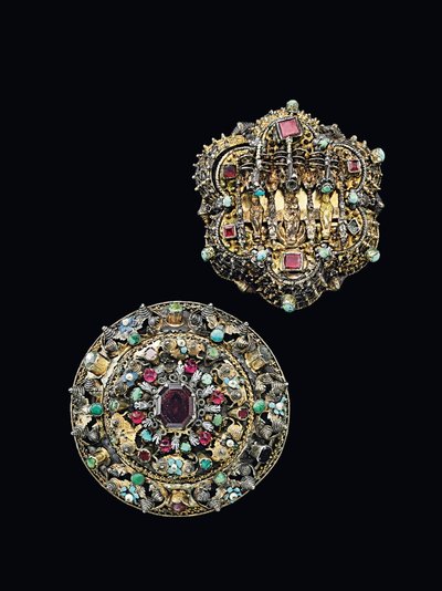 Deux rosettes de poitrine, Nagyszeben, vers 1675-1700 - Unbekannt