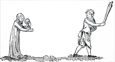 Deux enfants jouant à un jeu appelé 