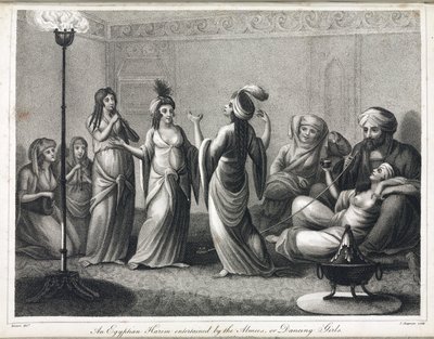 Un harem égyptien, animé par les danseuses et les almées - Unbekannt