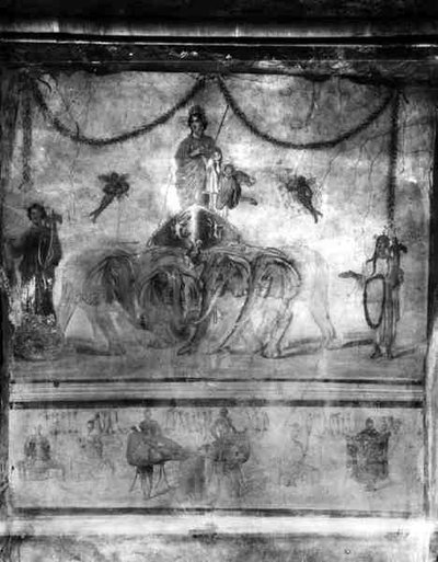Vénus de Pompéi sur un Char Tiré par des Éléphants, de la Via dell