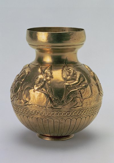 Vase représentant des guerriers scythes, œuvre grecque du royaume du Bosphore, seconde moitié du 4ème siècle av. J.-C. - Unbekannt