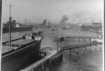 Vue du port de Blyth - Unbekannt