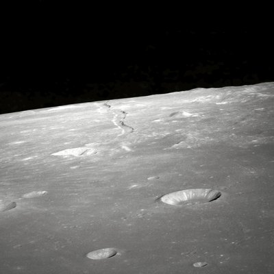 Vue de Rima Ariadaeus sur la Lune - Unbekannter Künstler