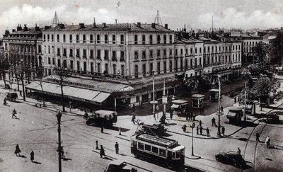 Vue du carrefour Jean Jaurès à Toulouse, Haute-Garonne - carte postale vers 1910 Collection privée - Unbekannter Künstler
