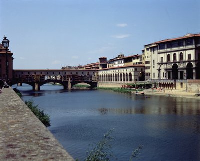 Vue du Ponte Vecchio et des Offices - Unbekannt