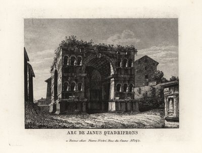 Vue des ruines de l