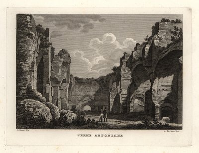 Vue des ruines des Thermes de Caracalla, Rome - Unbekannt