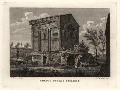 Vue des ruines du Tombeau d