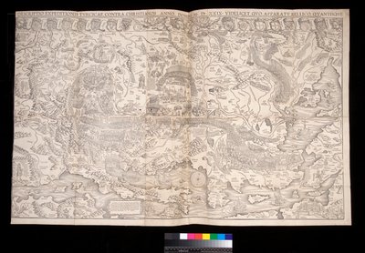 Carte murale de la campagne turque de 1529 par Johann Haselberg et Christoph Zell, Nuremberg - Unbekannt
