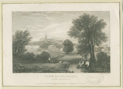 Ville de Walsall - Vue du nord : gravure, nd [XIXe siècle] - Unbekannt