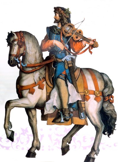 Walther von der Vogelweide, début du 20e siècle (illustration) - Unbekannter Künstler