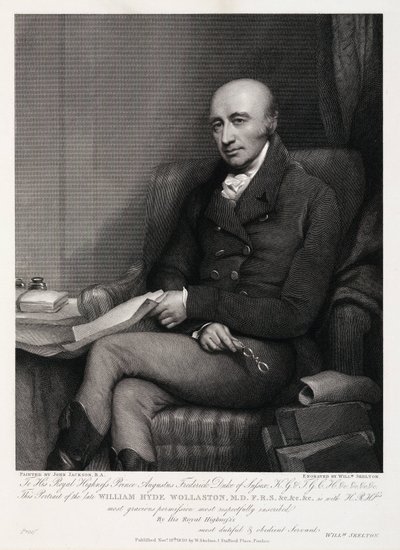 William Hyde Wollaston, chimiste et métallurgiste anglais, vers 1810 - Unbekannt