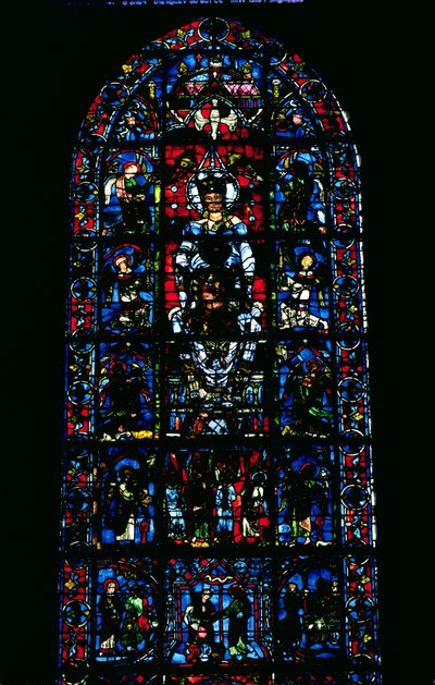 Fenêtre représentant Notre-Dame de la Belle Verrière dans le chœur sud - Unbekannt
