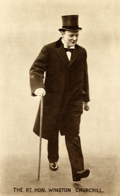 Winston Churchill rend visite au Premier ministre Herbert Henry Asquith le lundi 26 1914 - Unbekannter Künstler