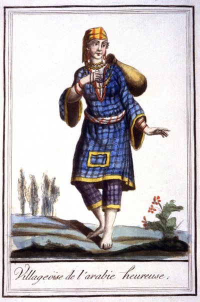 Femme du Yémen - Unbekannter Künstler