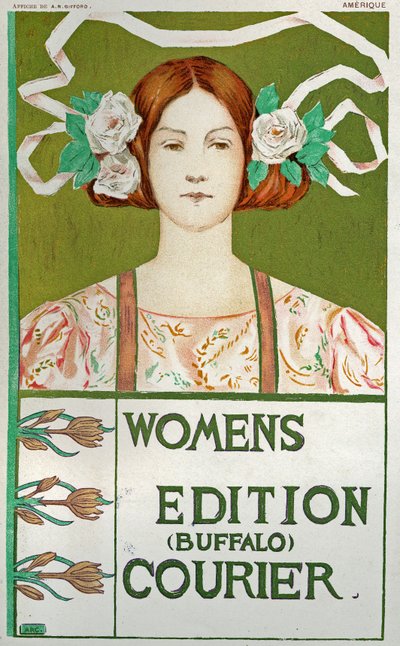 Édition des femmes, Buffalo Courrier - Unbekannter Künstler