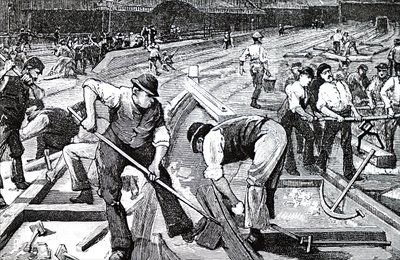 Travaux en cours à la gare de Plymouth - Unbekannt
