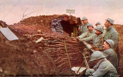 Première Guerre mondiale : Bataille de Verdun - Unbekannter Künstler