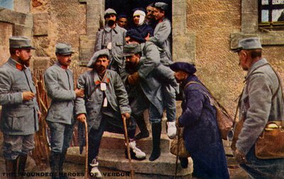 Première Guerre mondiale : Armée française à la Bataille de Verdun - Unbekannter Künstler