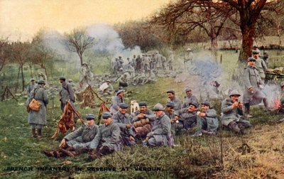 Première Guerre mondiale : Armée française à la bataille de Verdun - Unbekannter Künstler
