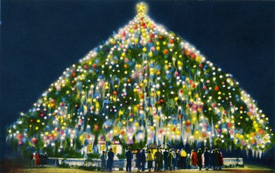 Le plus grand arbre de Noël vivant du monde, Wilmington - Unbekannter Künstler