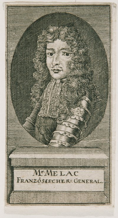 Général Ézéchiel du Mas Comte de Mélac - Unbekannter Stecher