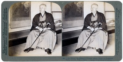 Comte Okuma, ex-ministre des Affaires étrangères, chef du Parti progressiste, Tokyo, Japon, 1904 - Underwood and Underwood