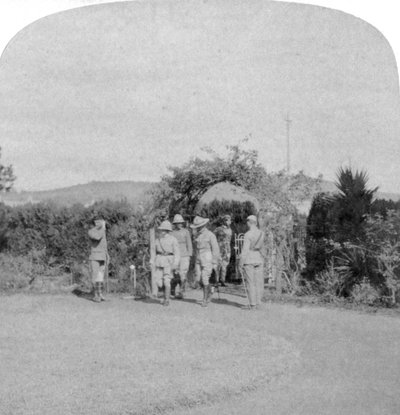 Field Marshal Lord Roberts et Major General Baden-Powell, Pretoria, Afrique du Sud, 1901 - Underwood and Underwood