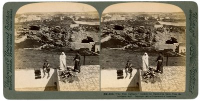Jérusalem vue de la porte de Damas, Palestine, 1901 - Underwood and Underwood