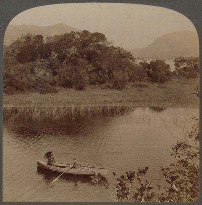 Sur le Lac Supérieur du joli Killarney, Irlande, 1901 - Underwood and Underwood