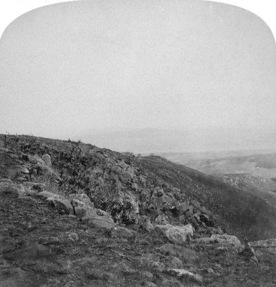 Pente sud de Spion Kop, Afrique du Sud, guerre des Boers - Underwood and Underwood
