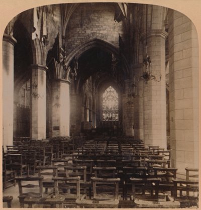 Cathédrale Saint-Gilles, Édimbourg, Écosse, 1896 - Underwood and Underwood