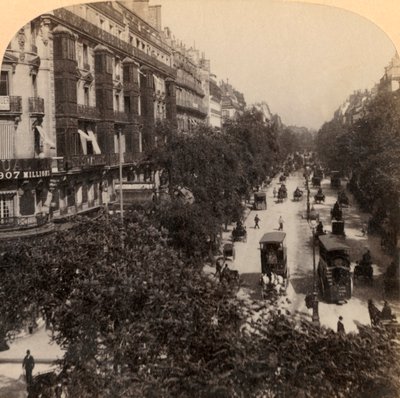 Le Grand Boulevard, Paris, France, 1894 - Underwood and Underwood