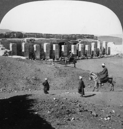 Le temple de Sethos I, Abydos, Égypte, 1905 - Underwood and Underwood