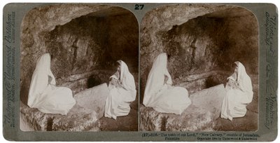 Le tombeau de Jésus, près de Jérusalem, Palestine - Underwood and Underwood