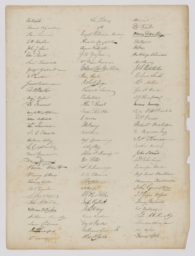 La bibliothèque de la Royal Hibernian Academy (page du livre) - Unidentified (European)