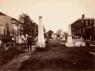 (Monuments déplacés, Première église presbytérienne, Charleston, Caroline du Sud, après le tremblement de terre) - Unidentified