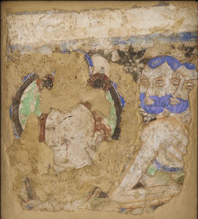 Bodhisattvas et moines, de la grotte 224 - Unidentified