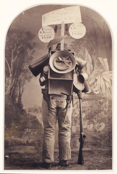 ["Forty-niner" Street Advertiser in Studio, San Francisco]. - Unidentified